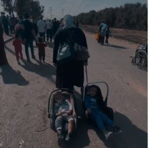 In fuga da Rafah maggio 2024