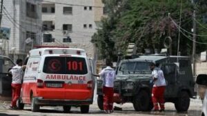 Le ambulanze sono costrette a lasciare Jenin 2 settembre 2024