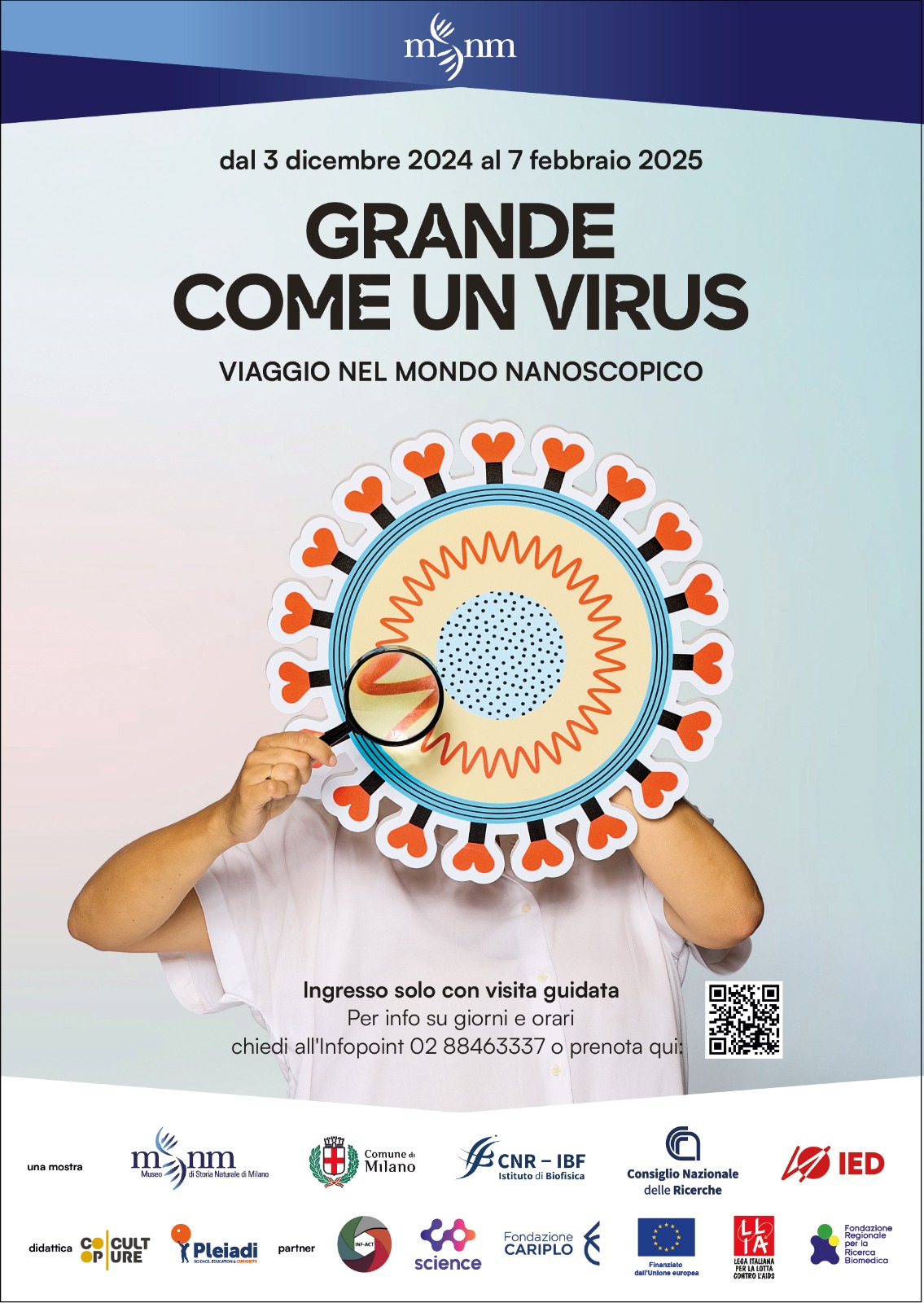 Visita guidata alla Mostra "Grande come un virus" @ Museo di Storia Naturale