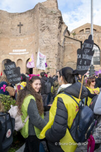 Manifestazione di donne a Roma