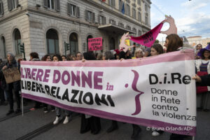 Manifestazione di donne a Roma